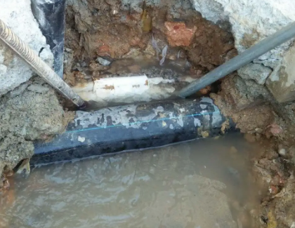 衢江测漏水之水管漏水